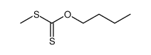 O-n-butyl-S-methyl dithiocarbonate Structure