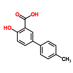 4-羟基-4-甲基-联苯-3-羧酸结构式
