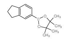 2,3-二氢-1H-茚-5-硼酸频那醇酯结构式