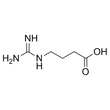 4-Guanidinobutanoic acid Structure