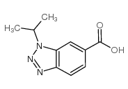 3-propan-2-ylbenzotriazole-5-carboxylic acid Structure