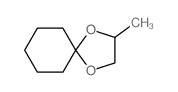 2-甲基-1,4-二噁螺[4.5]癸烷结构式