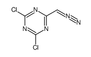 2,4-dichloro-6-diazomethyl-[1,3,5]triazine Structure