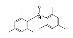 chloro-bis(2,4,6-trimethylphenyl)silane结构式