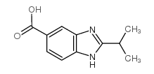 2-异丙基-1H-苯并咪唑-5-羧酸结构式