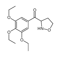 1,2-oxazolidin-3-yl-(3,4,5-triethoxyphenyl)methanone结构式