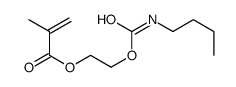2-[[(butylamino)carbonyl]oxy]ethyl methacrylate structure