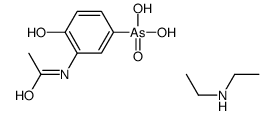 acetarsol--diethylamine (1:1)结构式