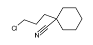 1-(3-chloropropyl)cyclohexanecarbonitrile Structure