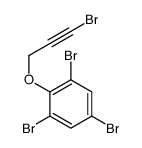 1,3,5-tribromo-2-(3-bromoprop-2-ynoxy)benzene Structure