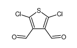 2,5-Dichlorothiophene-3,4-dicarbaldehyde结构式