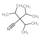 3-Methyl-2,2-dipropan-2-yl-butanenitrile Structure