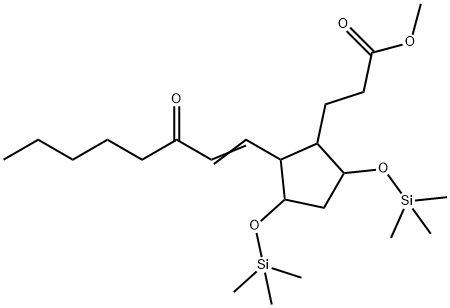 2-(3-Oxo-1-octenyl)-3,5-bis[(trimethylsilyl)oxy]cyclopentanepropionic acid methyl ester picture