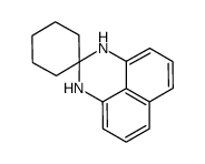 spiro[1,3-dihydroperimidine-2,1'-cyclohexane]结构式