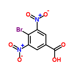4-Bromo-3,5-dinitrobenzoic acid结构式