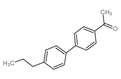 4-乙酰基-4-丙基联苯结构式
