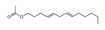 (E,Z)-trideca-4,7-dien-1-yl acetate结构式