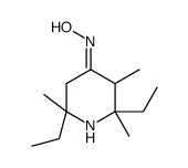 N-(2,6-diethyl-2,3,6-trimethylpiperidin-4-ylidene)hydroxylamine Structure