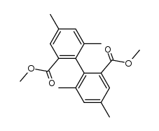 Dimethyl 4,4',6,6'-tetramethyldiphenate结构式