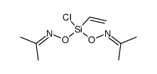O,O'-(chloro(vinyl)silanediyl)bis(propan-2-one oxime)结构式