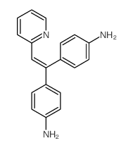 Benzenamine,4,4'-(2-pyridinylethenylidene)bis- (9CI) Structure