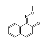 cis-1,2-naphthalenedione 1-(O-methyloxime) Structure