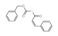 benzyl [(Z)-3-phenylprop-2-enoyl]sulfanylformate结构式