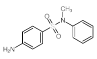 4-氨基-N-甲基-N-苯基苯磺酰胺结构式