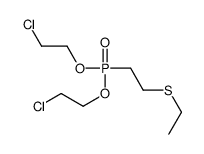 1-chloro-2-[2-chloroethoxy(2-ethylsulfanylethyl)phosphoryl]oxyethane结构式