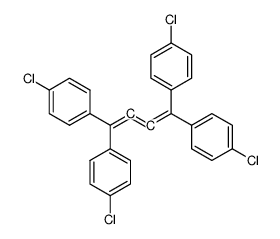 1,1,4,4-tetrakis(4-chlorophenyl)buta-1,2,3-triene结构式