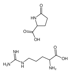 5-oxo-DL-proline, compound with L-arginine (1:1) structure