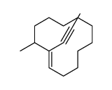 12-methyl-1-prop-1-ynylcyclododecene Structure