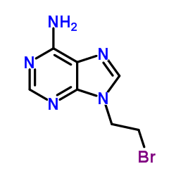 9-(2-bromoethyl)-9H-purin-6-amine Structure