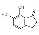 1H-Inden-1-one,2,3-dihydro-7-hydroxy-6-methyl- Structure