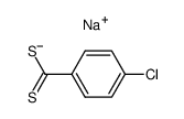 sodium 4-chlorodithiobenzoate结构式