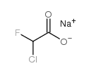 氟氯乙酸钠结构式