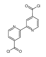 2,2'-bipyridine-4,4'-dicarboxylic acid chloride Structure