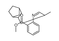 methyl 2-[(3-bicyclo[2.2.1]hept-2-yl-2-methylpropylidene)amino]benzoate结构式