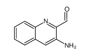 3-aminoquinoline-2-carboxaldehyde结构式