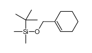 tert-butyl-(cyclohexen-1-ylmethoxy)-dimethylsilane Structure