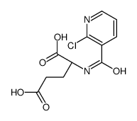 Glutamic acid, N-(2-chloronicotinoyl)-结构式
