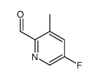 5-FLUORO-3-METHYLPICOLINALDEHYDE Structure