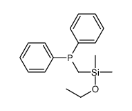 [ethoxy(dimethyl)silyl]methyl-diphenylphosphane Structure
