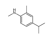 Benzenamine, N,2-dimethyl-4-(1-methylethyl)- (9CI)结构式