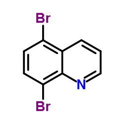 5,8-Dibromoquinoline Structure