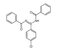 N-[N-benzoyl-S-(4-chlorophenyl)sulfinimidoyl]benzamide结构式