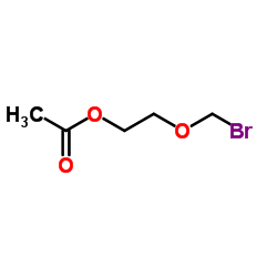 (2-乙酰氧基乙氧基)-甲基溴结构式