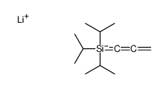 lithium,tri(propan-2-yl)-prop-1-ynylsilane Structure