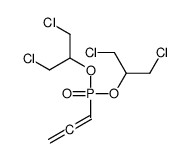 1,3-dichloro-2-[1,3-dichloropropan-2-yloxy(propa-1,2-dienyl)phosphoryl]oxypropane结构式
