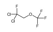 1,1-dichloro-1-fluoro-2-(trifluoromethoxy)ethane结构式